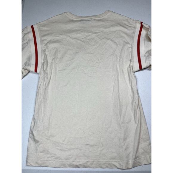 J. Lindbergh Glade Varsity Rib Tee Womens Cloud White Womens Size M - Picture 6 of 8